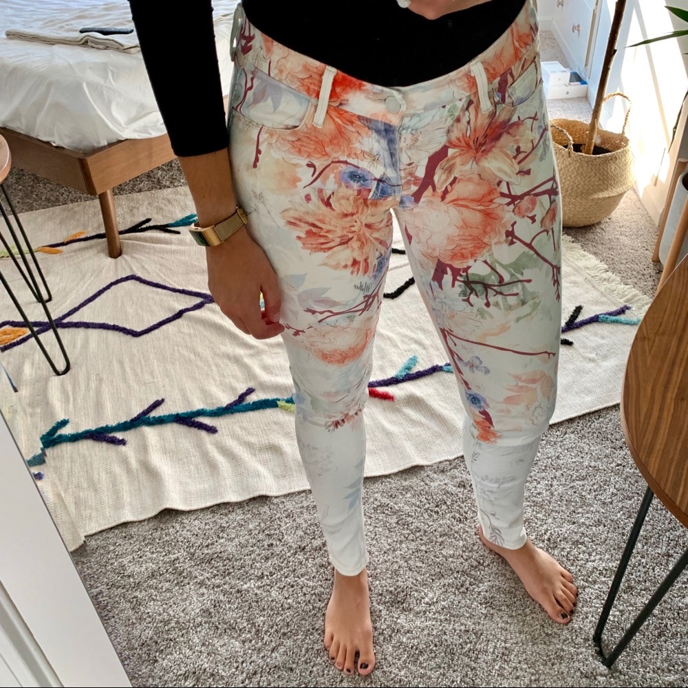 Mother Denim The Looker Pocket Full of Posies